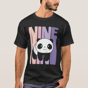 9 Panda 9Th B-Day T-Shirt