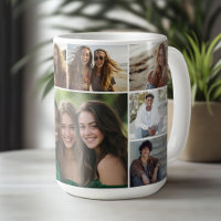 9 Photo Collage Gallery Grid -- White