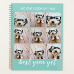 9 Photo Collage Optional Text -- Best Year Ever Planner<br><div class="desc">Add your favourite pics to this fun template. You can use square photos or any photos for this grid.</div>