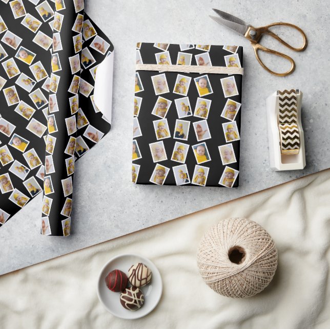 9 Photo Collage Personalised Wrapping Paper (Crafts)