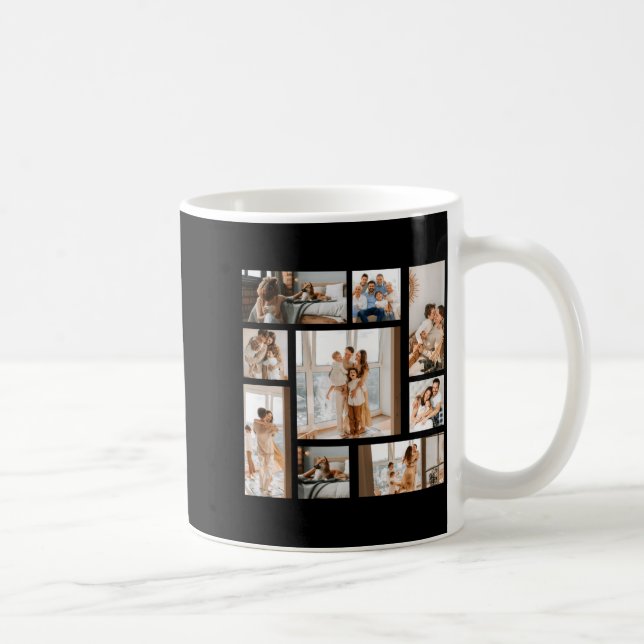 9 Photo Collage Template  Coffee Mug (Right)