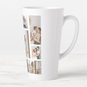 9 Photo Collage Template Personalise Latte Mug