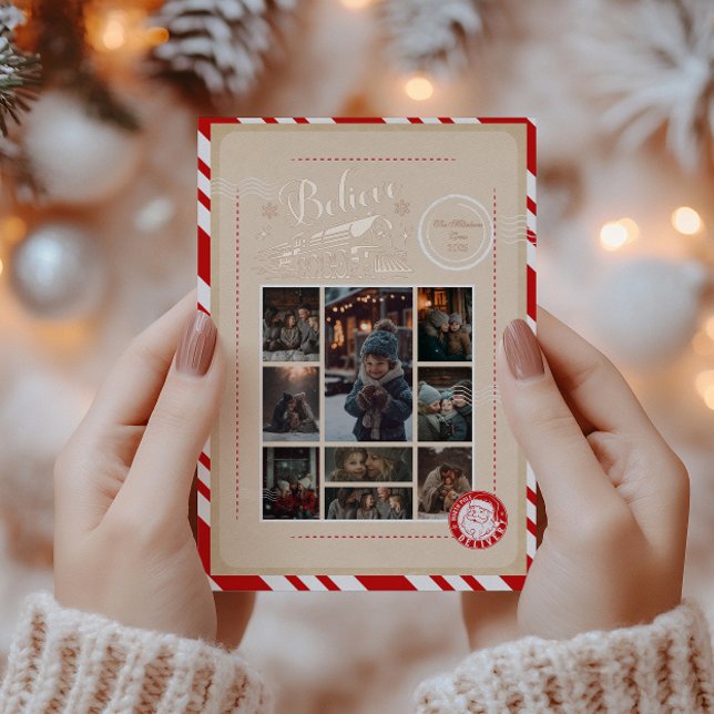 9 Photo Polar Express Christmas Ticket (Creator Uploaded)