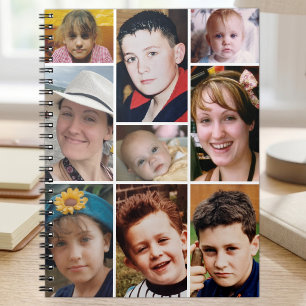 9 photo spiral notebook