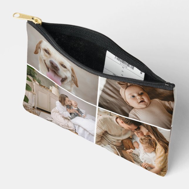 9 Photo Template Make Your Own Fun Accessory Pouch (Open)