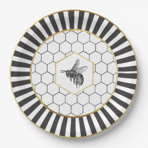 9" Queen Bee Dinner Plate