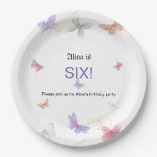 9" Round Birthday Party Paper Plate