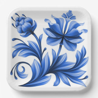 9" Square Paper Plate