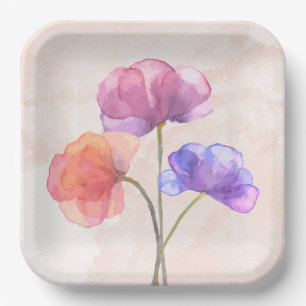 9" Square Paper Plate