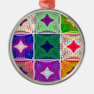9 star Hakuna matata pattern Metal Tree Decoration