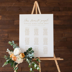 9 Tables Our Favourite People Seating Chart