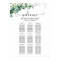 9 Tables Rustic Greenery Wedding Seating Chart