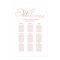 9 Tables Wedding Seating Chart Board Simple