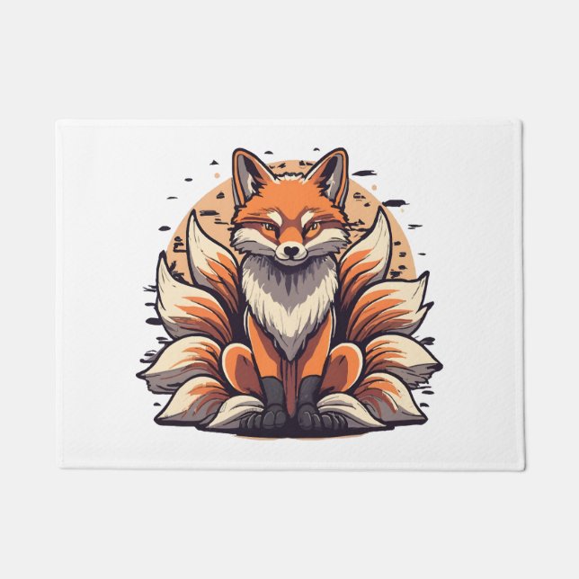 9 Tailed Fox Spirt Doormat (Front)