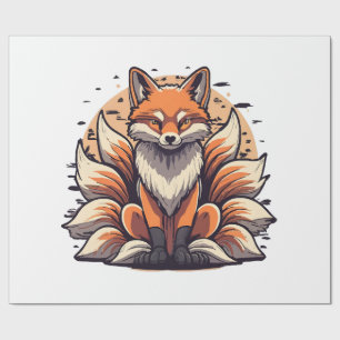 9 Tailed Fox Spirt Wrapping Paper
