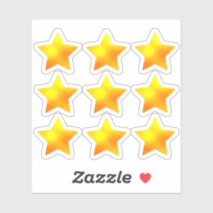 +9 Teachers and Kids Shimmering Gold Star Reward