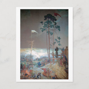 #9 The Meeting at Krizky, Mucha Postcard