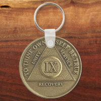 9 Year CUSTOM NAME Sober Medallion