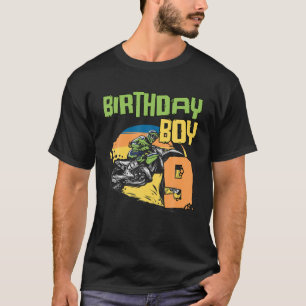 9 Year Old Dirt Bike Birthday Party - Motocross MX T-Shirt