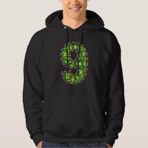 9 Year Old Frog 9th Birthday Party B Day Frog Kids Hoodie