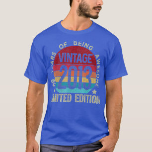 9 Year Old Gifts Vintage 2013 Limited Edition 9th T-Shirt