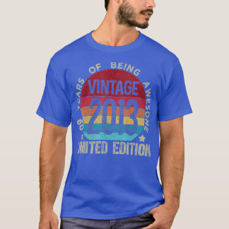 9 Year Old Gifts Vintage 2013 Limited Edition 9th  T-Shirt