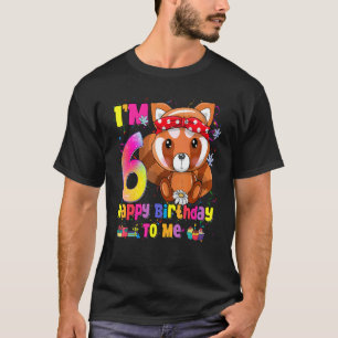 9 Year Old Girl Princess Little Red Panda 9th Bi T-Shirt