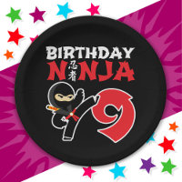 9 Year Old Karate Ninja Party Kids 9th Birthday