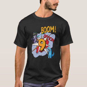 9 Year Old Laser tag game gamer Lasertag 9 birthda T-Shirt