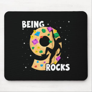 9 Year Old Rock Climbing 9th Birthday Adventures C Mouse Mat