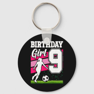 9 Year Old Soccer Birthday Party Theme 9th For Gir Key Ring
