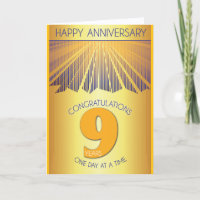 9 Year Sober Anniversary | Golden Ray 12 Step