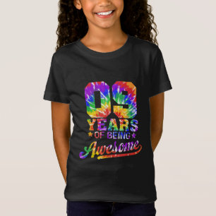9 Years of Being Awesome 9th Birthday Gift T-Shirt