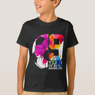 9 Years Of Being Awesome Soccer 9th Birthday _2 T-Shirt