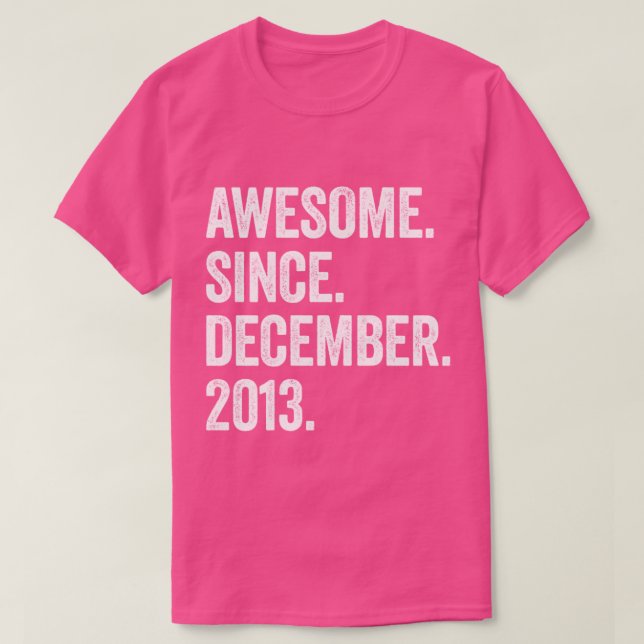 9 Years Old December 2013 9th Birthday5 T-Shirt (Design Front)