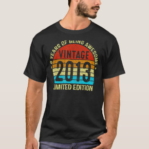 9 Years Old Vintage  2013  9th Birthday T-Shirt