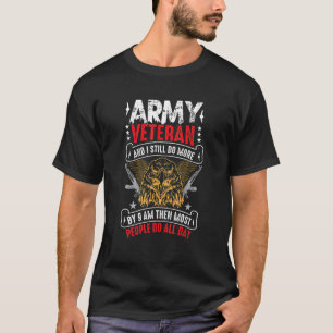 9am Thank You for Your Services Patriotic Morning T-Shirt