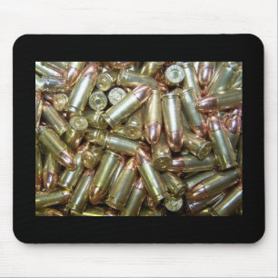 9mm ammo Ammunition Mouse Mat