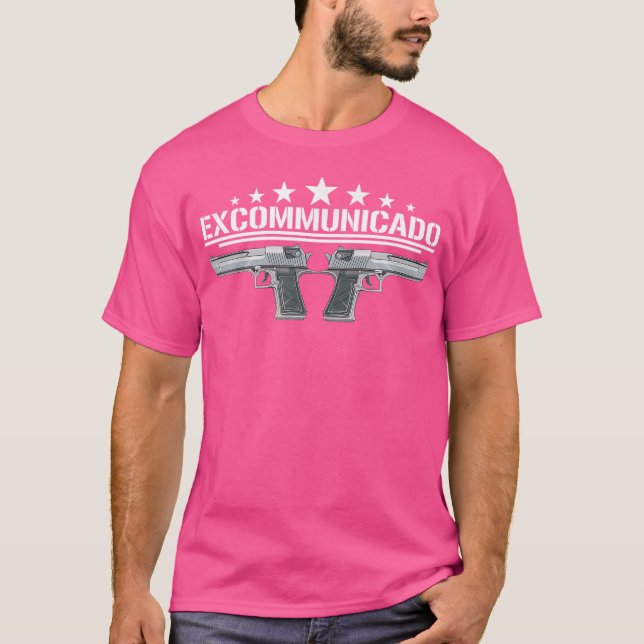 9Mm Pistol Gun Excommunicado T-Shirt (Front)