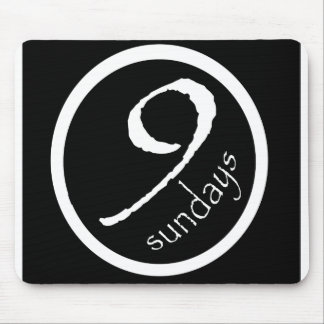 9sundays circle logo mouse pad