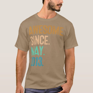 9th birthday Awesome since May 2013 T-Shirt