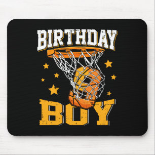 9th Birthday Basketball Boy 9 Year Old Basketball  Mouse Mat