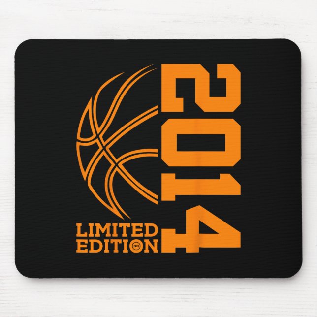 9th BIRTHDAY BASKETBALL LIMITED EDITION 2014  Mouse Mat (Front)