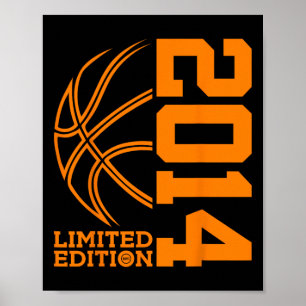 9th BIRTHDAY BASKETBALL LIMITED EDITION 2014 Poster