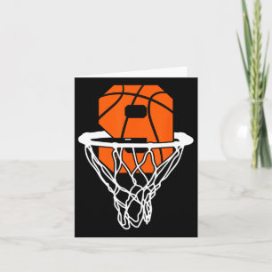 9th Birthday Basketball Nine 9 Years Old Boys Kids Card