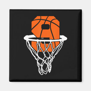 9th Birthday Basketball Nine 9 Years Old Boys Kids Magnet