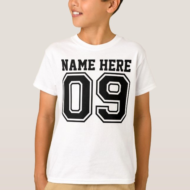 9th Birthday (Customisable Kid's Name) T-Shirt (Front)