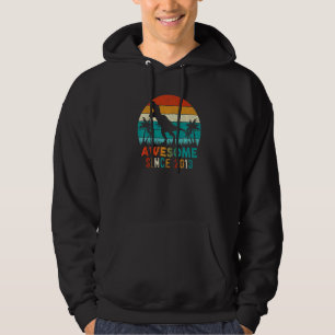 9th Birthday Dinosaur 9 Year Old Boy Awesome Sinc Hoodie