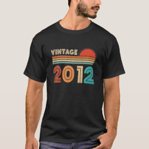 9th Birthday Gift - Vintage 2012 Retro Bday 9 Year T-Shirt
