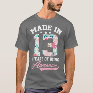 9th Birthday Girl Gift for teenager Girls Made in  T-Shirt